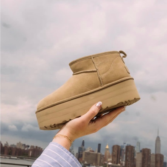 UGG Women's Classic Ultra Mini Platform in Mustard Seed - Picture 6 of 16